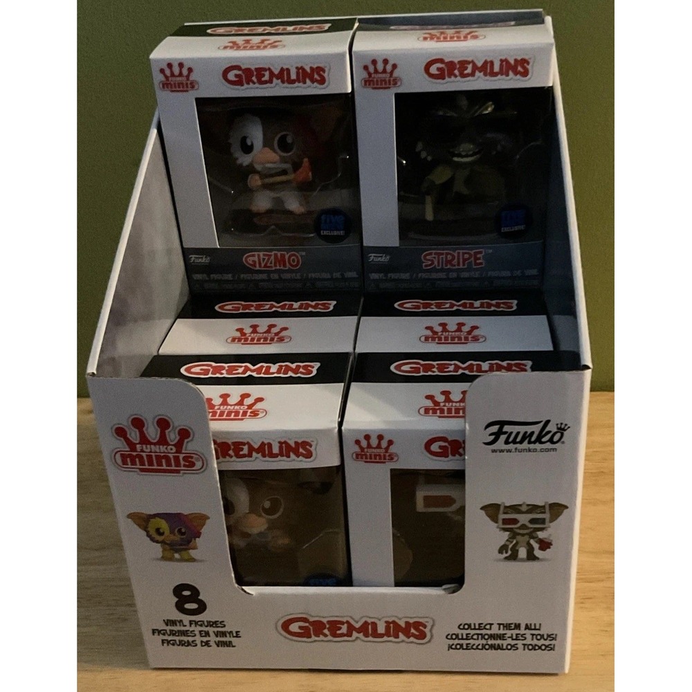 Funko Minis Vinyl Figures Gremlins, Complete Set Of‎ 8, NIB